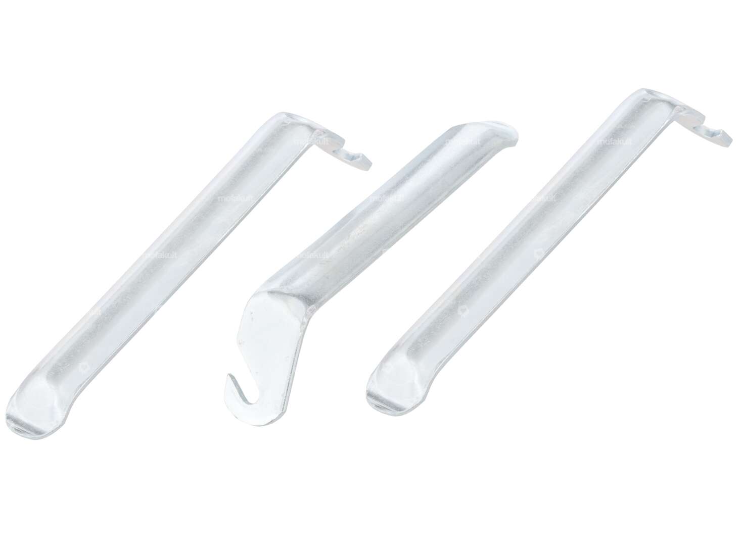Set of tire levers 150 mm with hooks (3 pcs.) Carousel Image 1