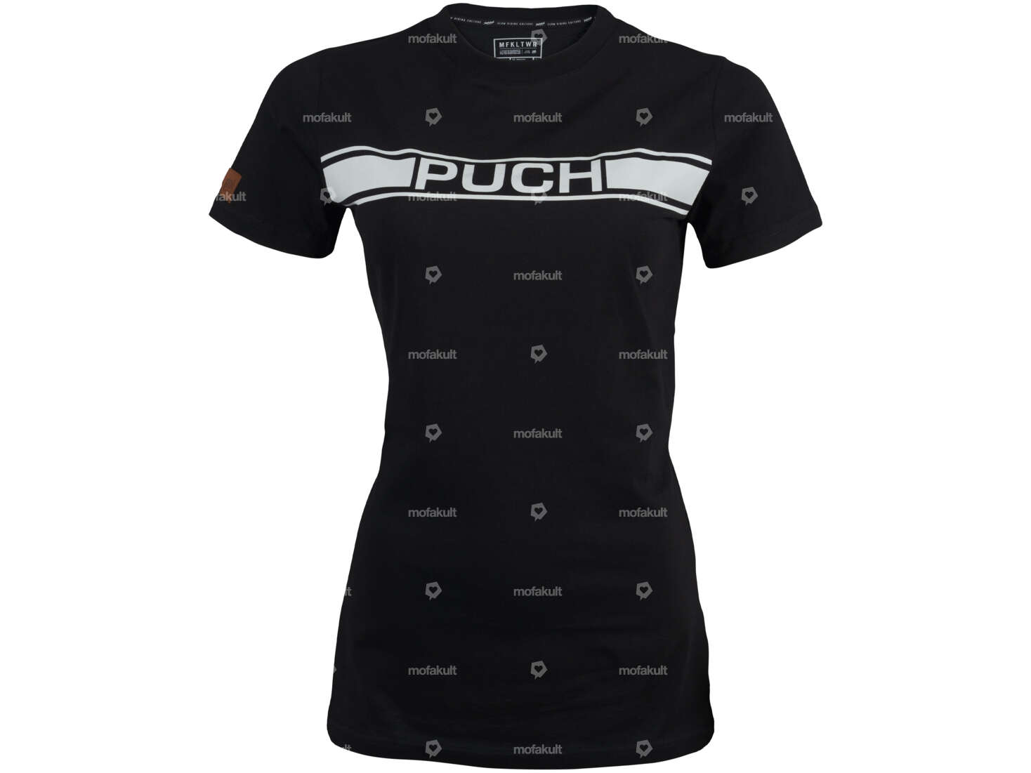 Mofakultwear T-Shirt "Puch" (M-XXL) Woman Black Carousel Image 1