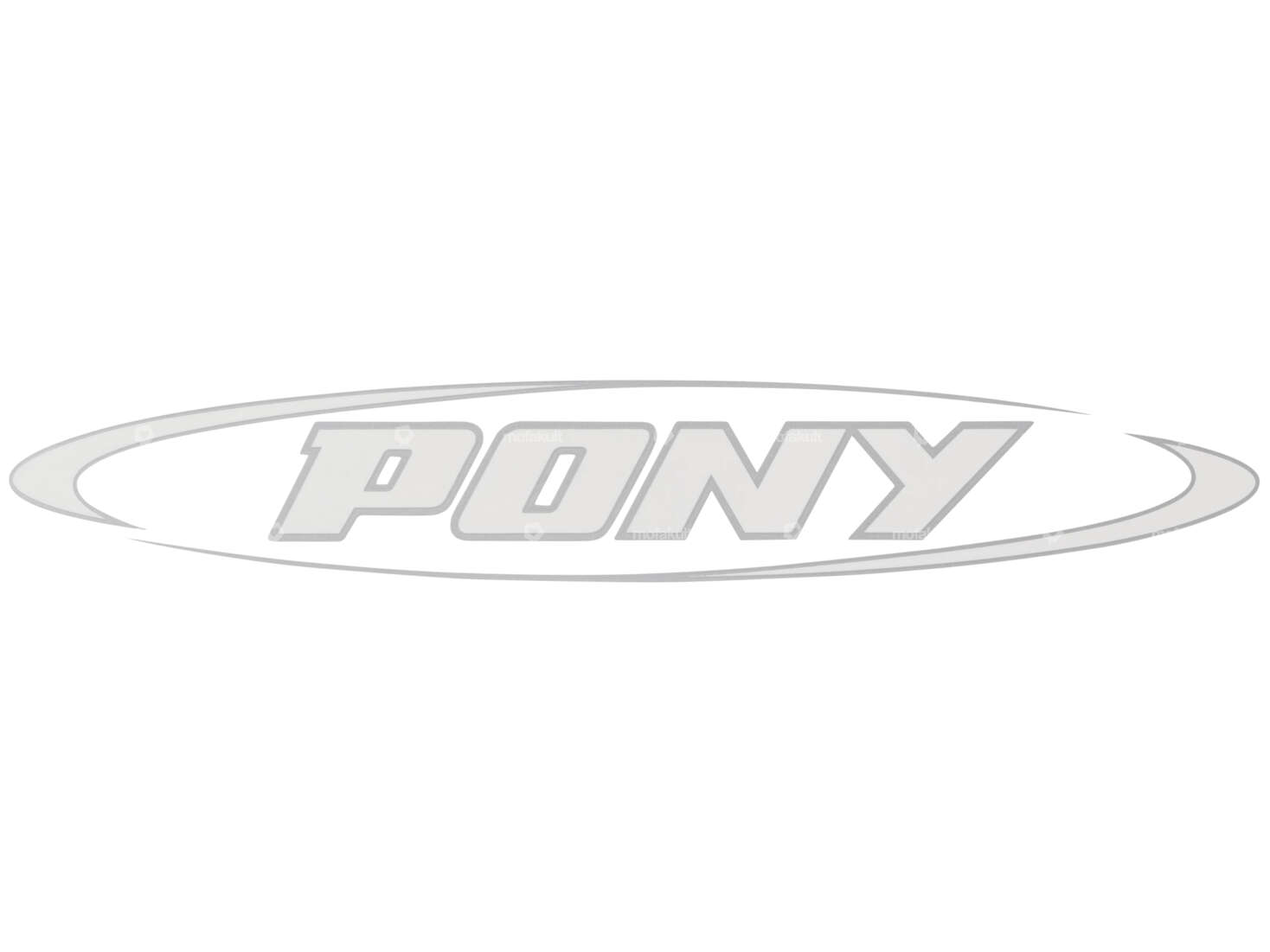 Sticker "PONY" 120 x 20 mm | Pony GTX / Cross Beta 521 Carousel Image 1