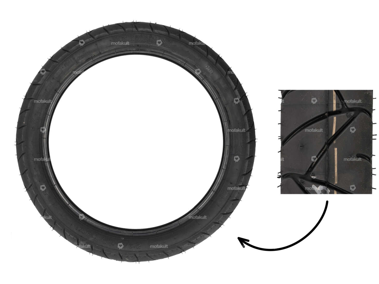 Heidenau 2.75 x 16" Reifen K55 Semi-Slick Carousel Image 1