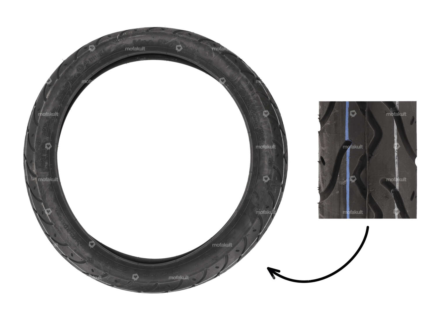 VeeRubber 2.50 x 16" Reifen VRM099 (V099) Semi-Slick Carousel Image 1