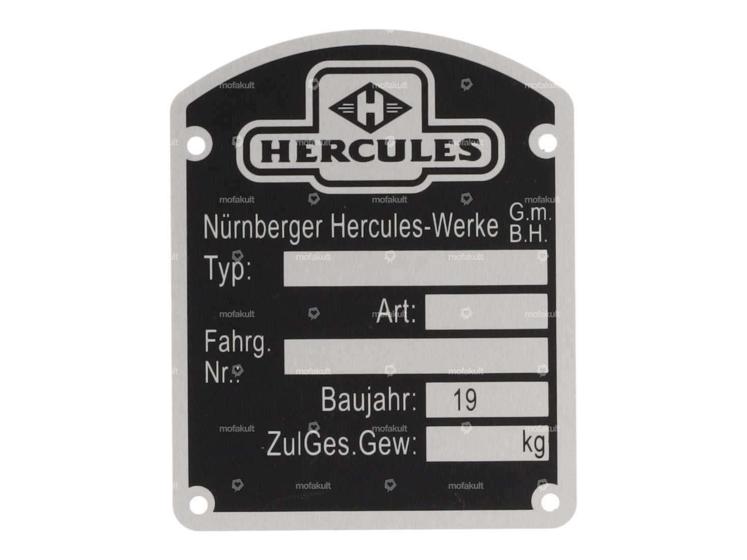 Large nameplate | Hercules Carousel Image 1