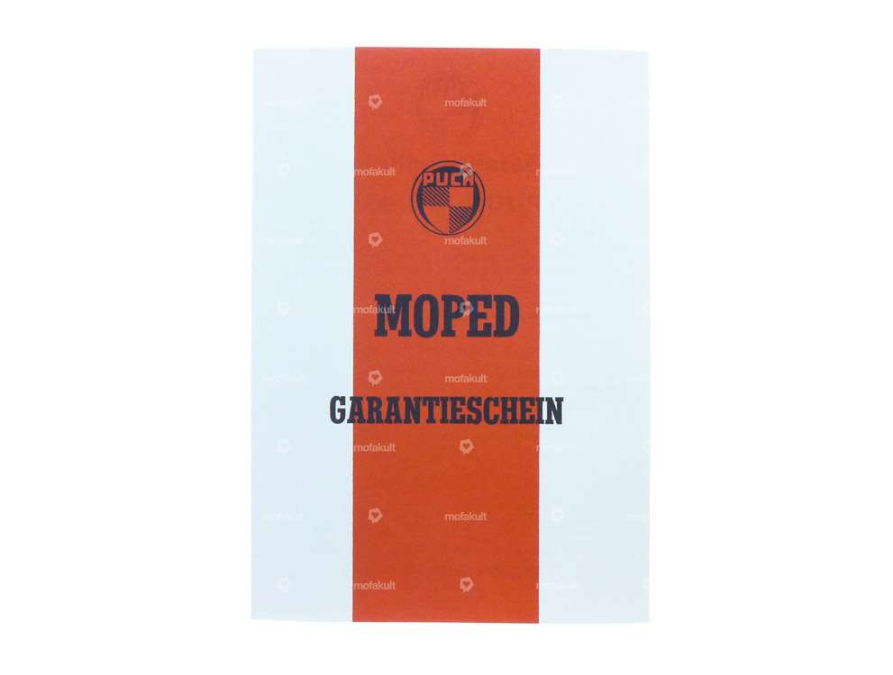 Garantieschein | Puch Mofa Carousel Image 1
