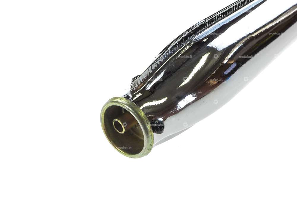 Auspuff 25 mm gerader Auslass Chrom | Tomos A3 Carousel Image 4