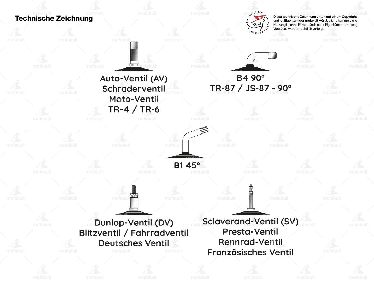 Michelin 2.25 - 2.50 x 17" Schlauch Carousel Image 3