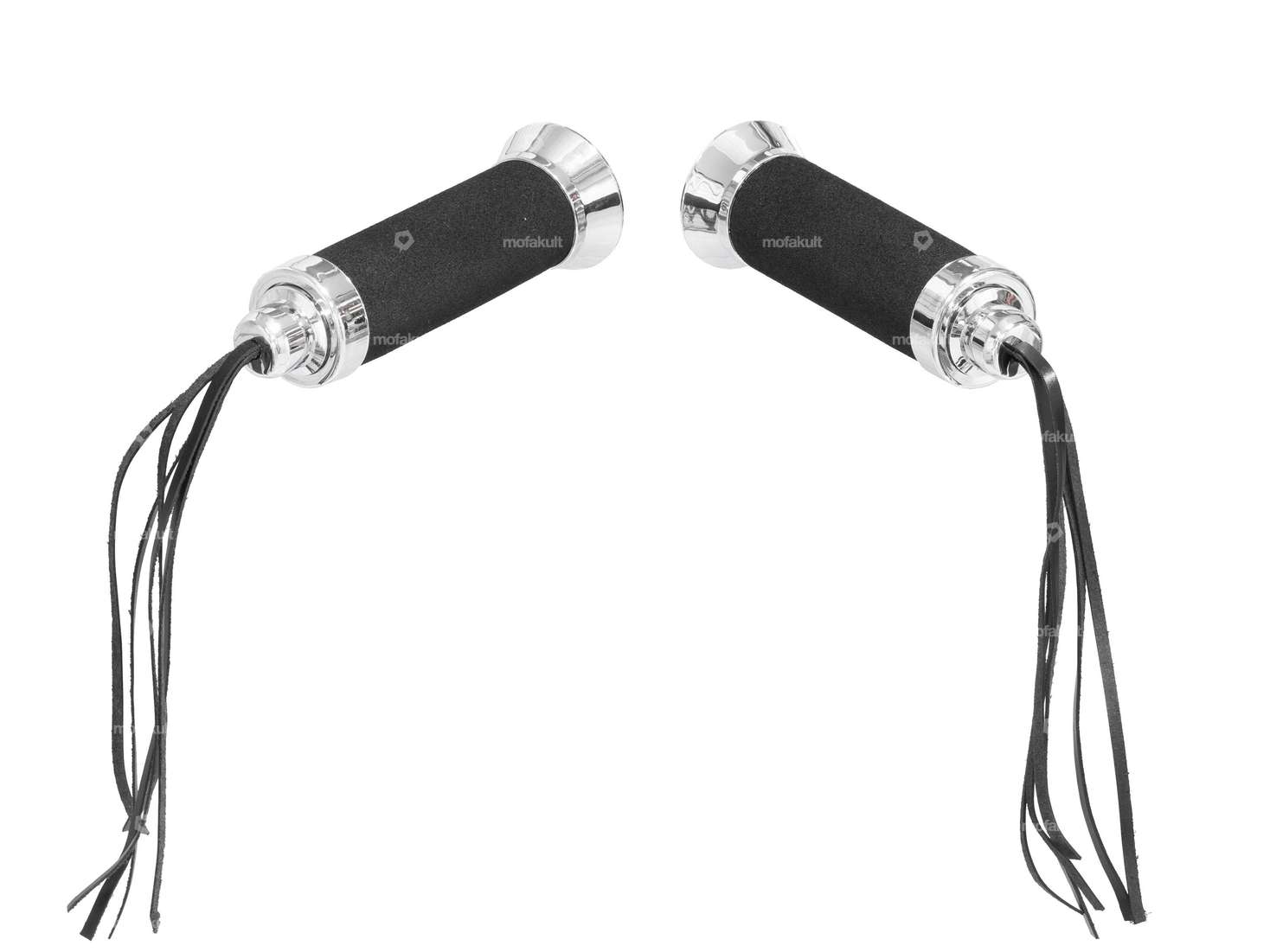 Griffe Schaumstoff mit Fransen schwarz Carousel Image 2