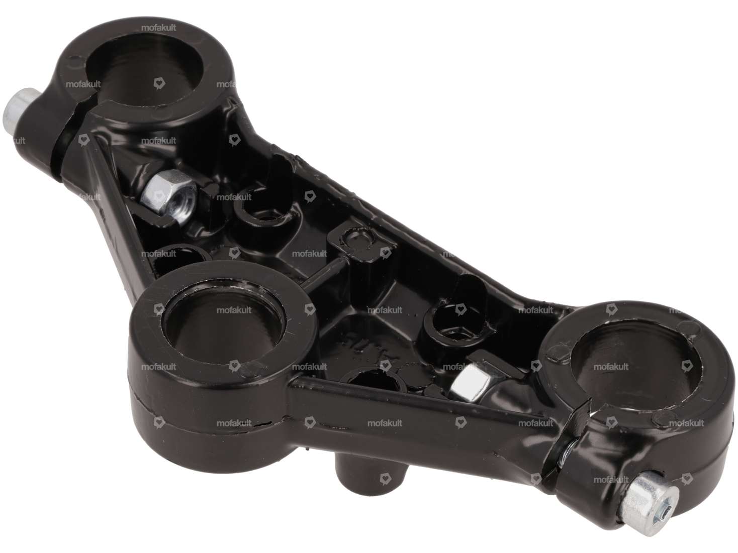 EBR obere Gabelbrücke Alu (Ø 28 mm Holmen) schwarz Carousel Image 2