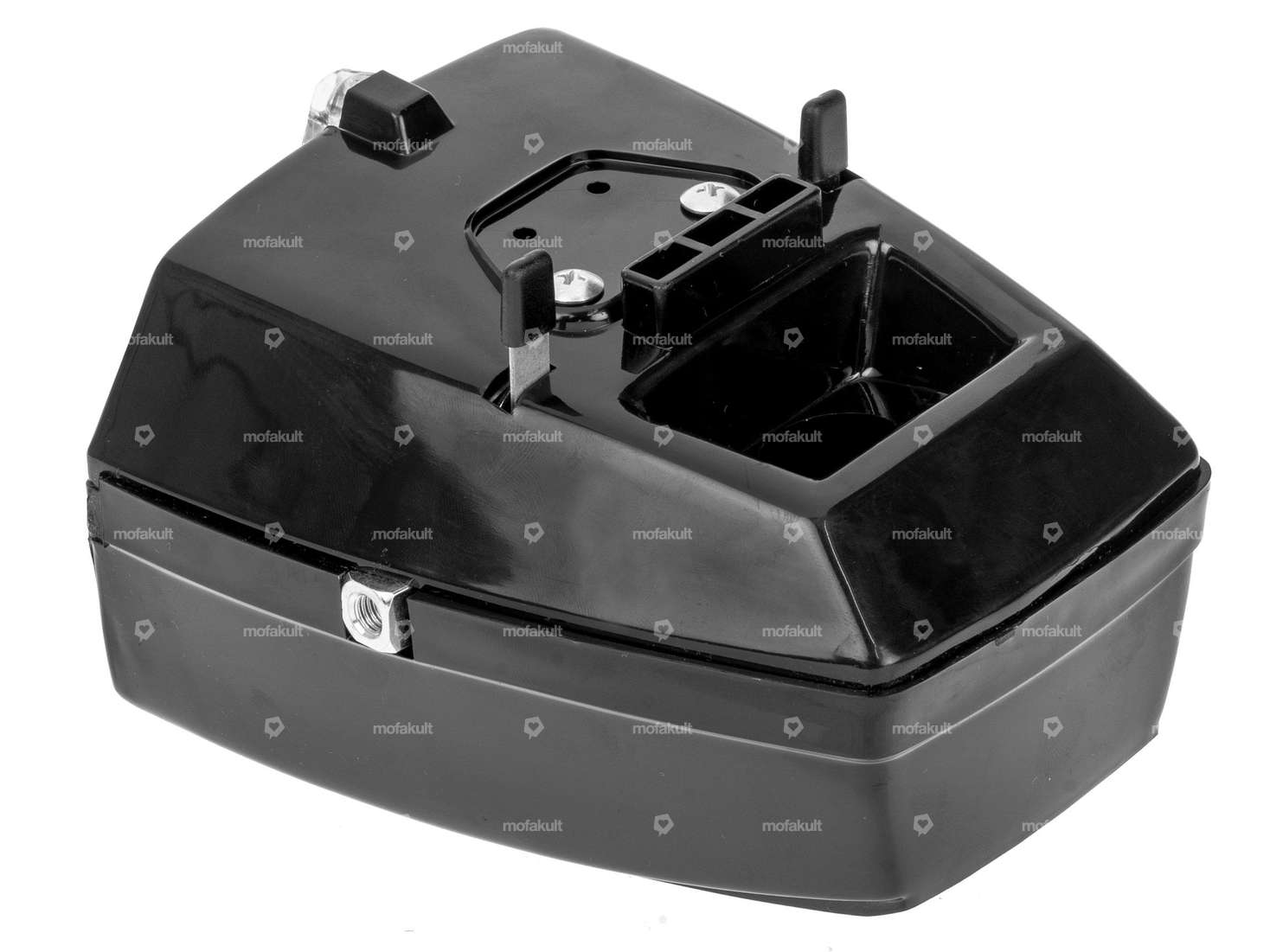 GPO Scheinwerfer eckig mit Schalter schwarz Carousel Image 2