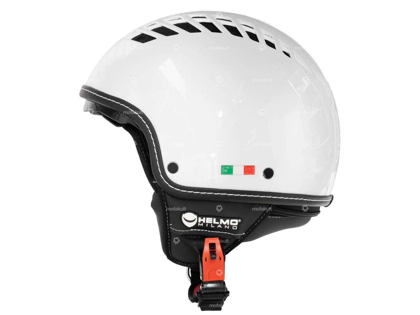 Helmo Milano jet helmet Air with visor white (XS) Carousel Image 2