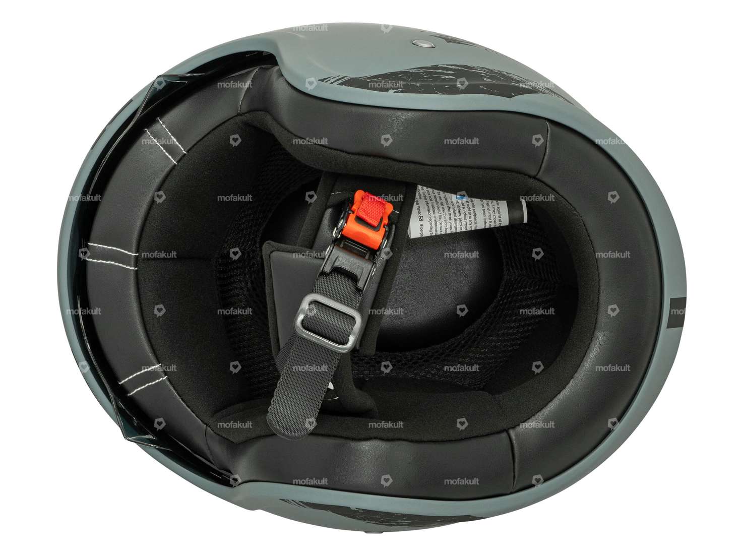 IXS Jethelm Engine grau / schwarz matt (XS) Carousel Image 4