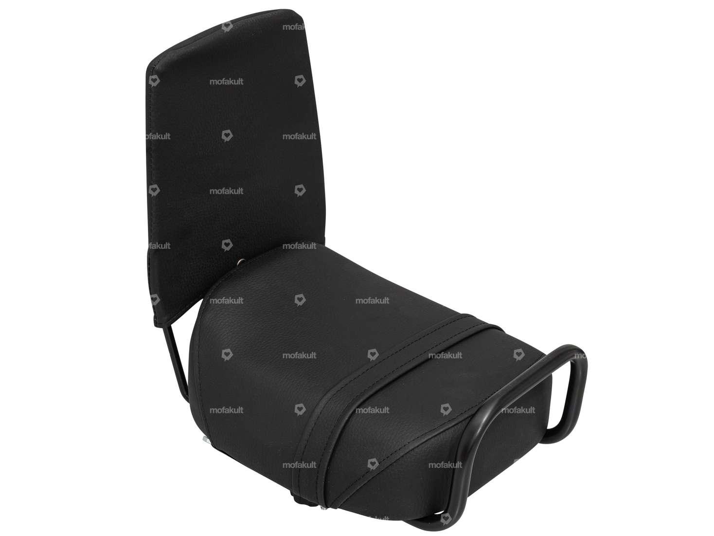 Seat for pillion passenger on luggage rack with backrest Carousel Image 1