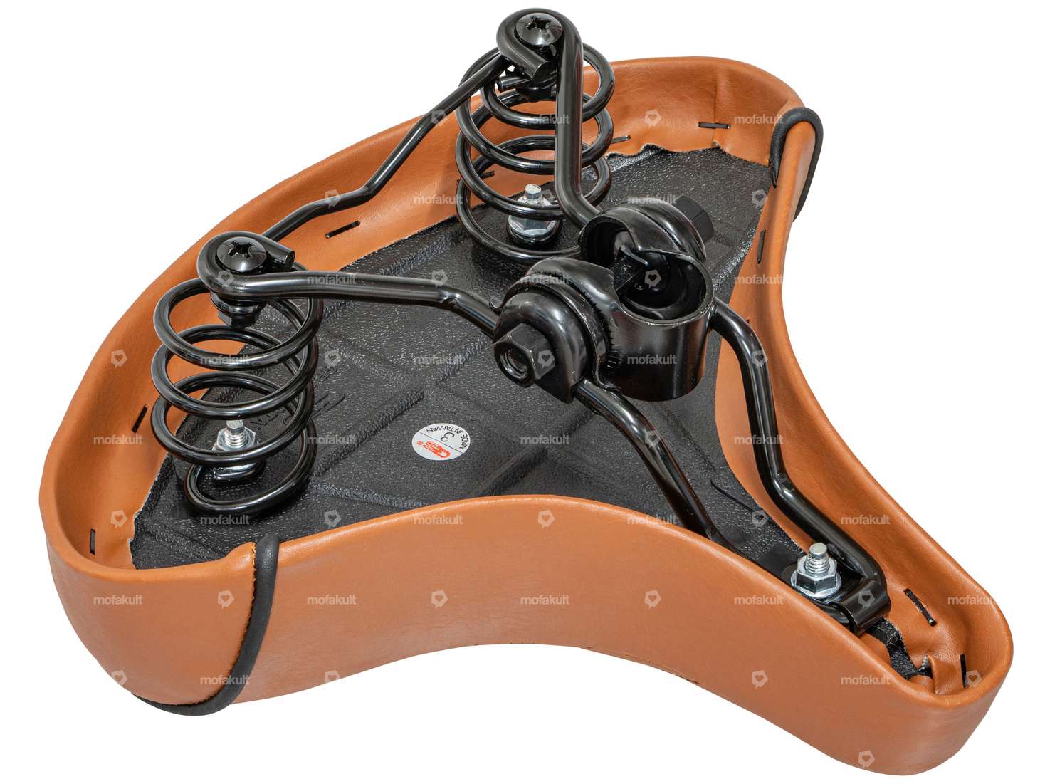 Sattel Classic gefedert braun Carousel Image 2