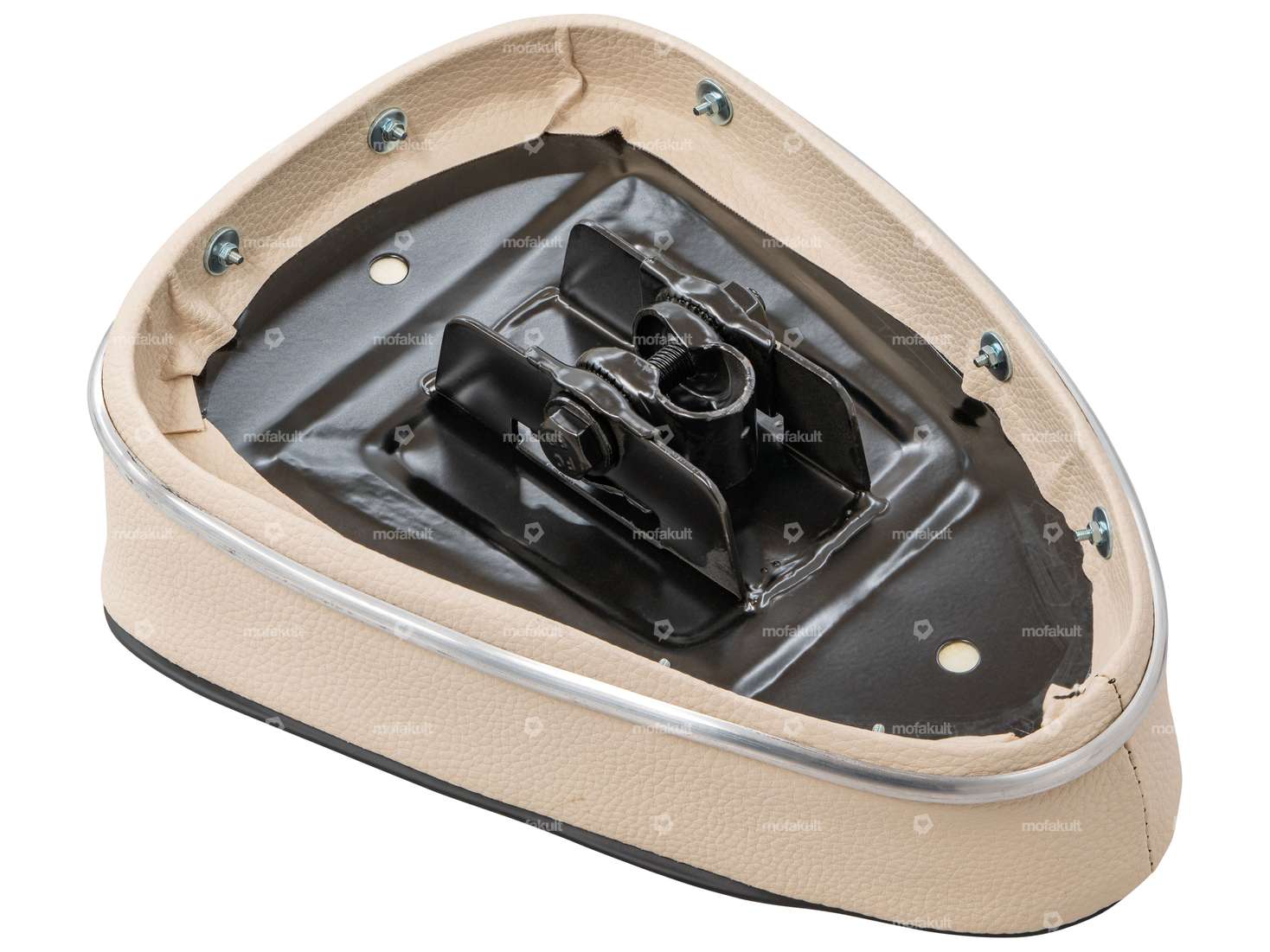 Sitzbank «PUCH» Schriftzug creme Carousel Image 2