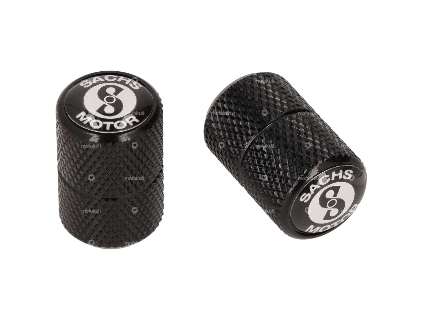 mk-Merch Ventilkappe Sachs Alu schwarz Carousel Image 1