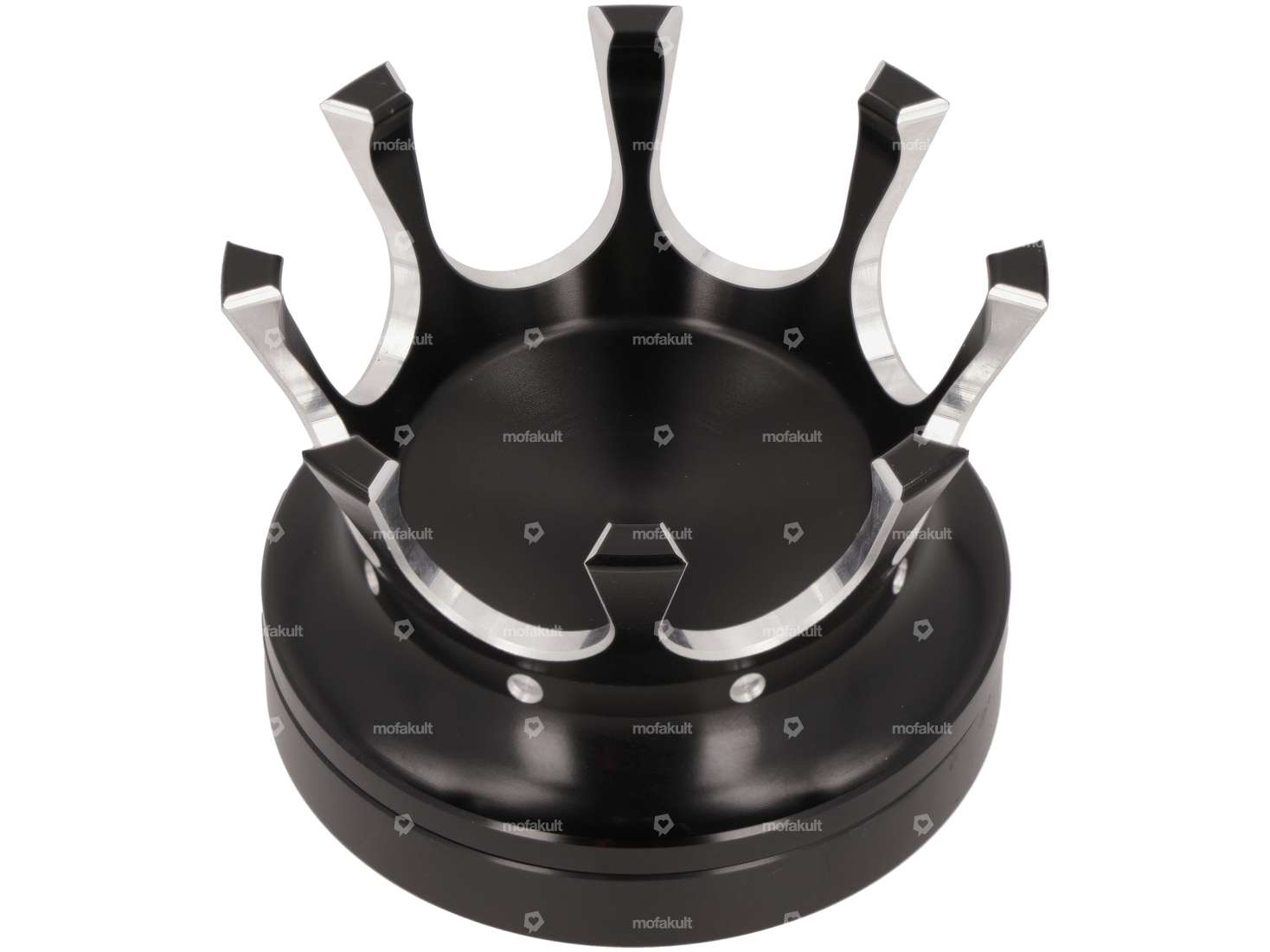 66HEROES Tank cap black 40 mm bayonet "Crown" Carousel Image 1