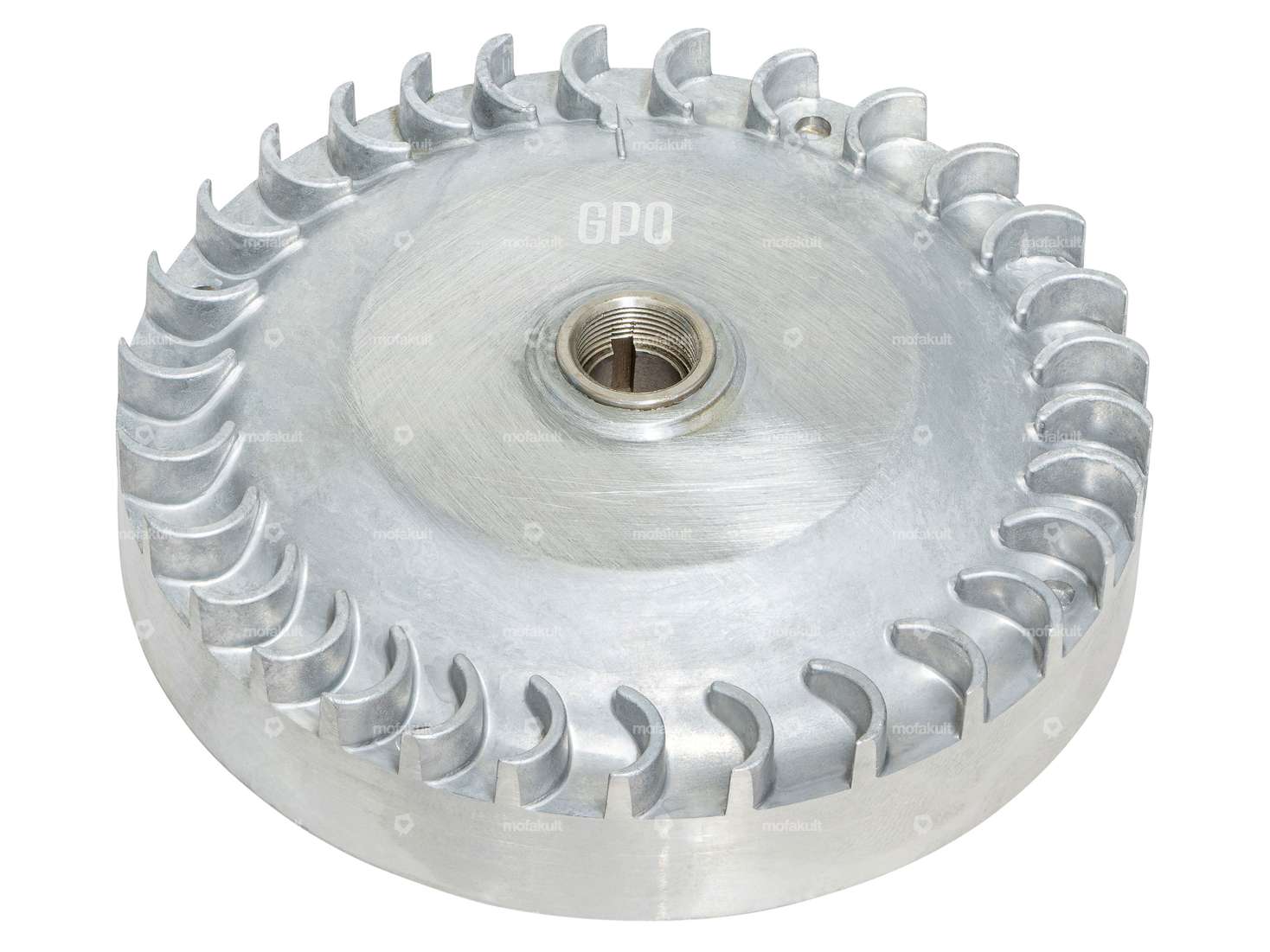 GPO Schwungrad 800 g Drehschieber-Welle elektronische Zündung | Piaggio Ciao, SI, Bravo, Boxer Carousel Image 1