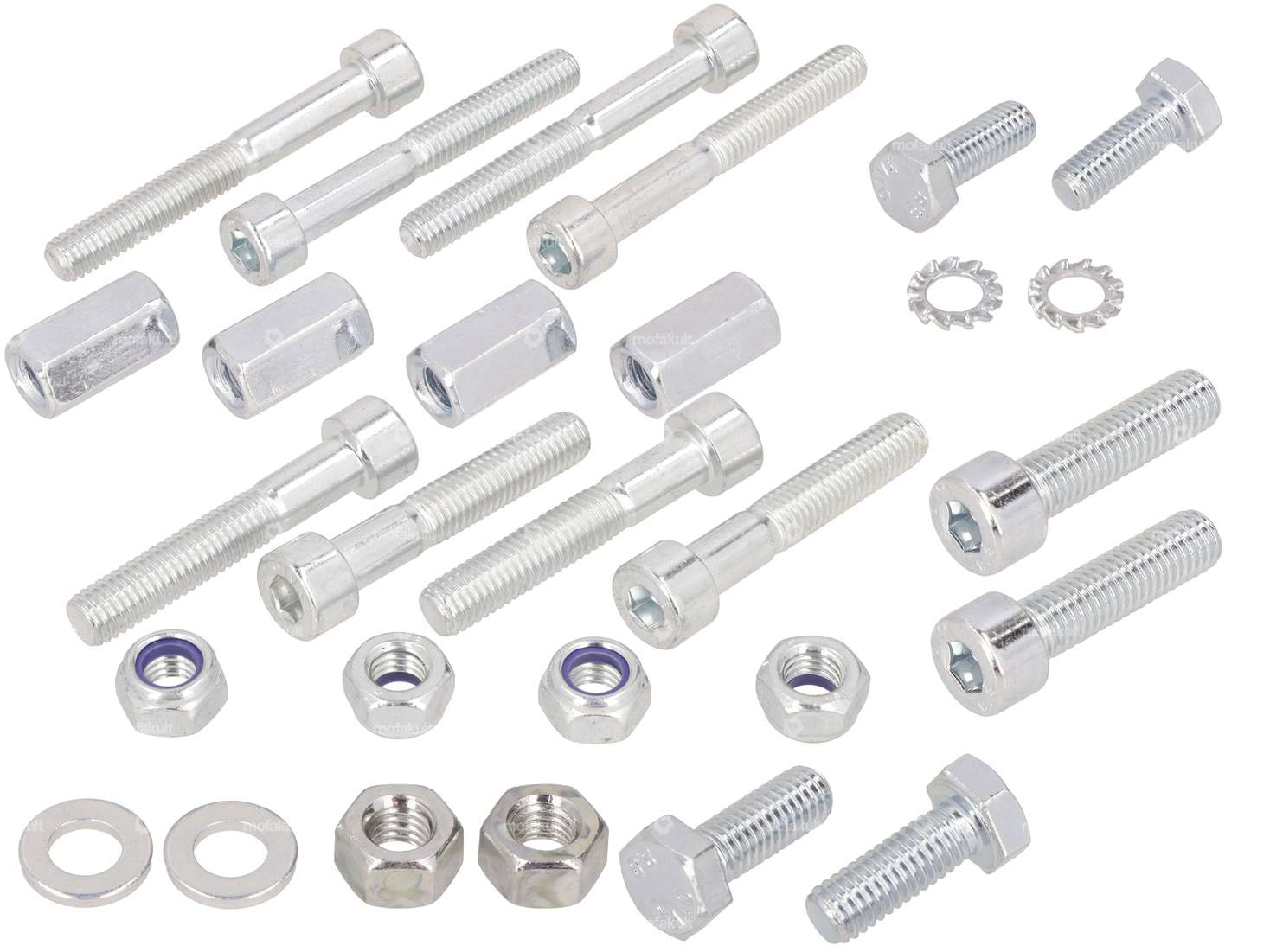 swiing® revival screw set EBR fork "Staco" & "Jumpy" galvanized | Pony GTX, Cross 521 Carousel Image 1