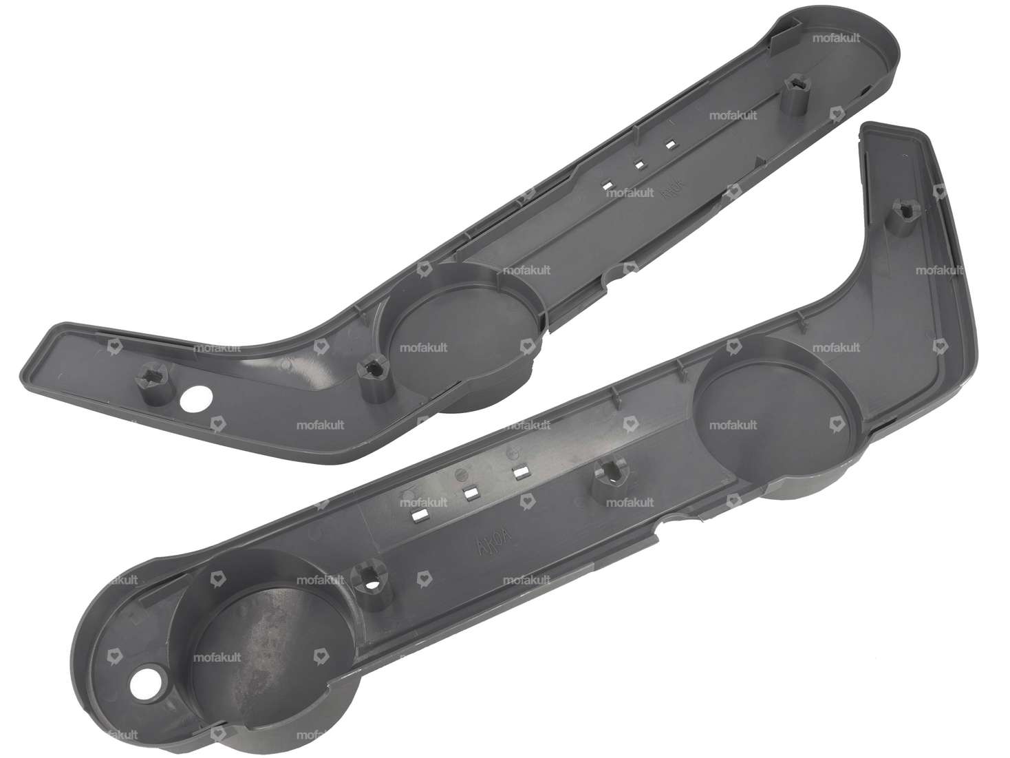 AKOA Seitenschützer kantig Vario dunkelgrau | Piaggio Ciao Carousel Image 2