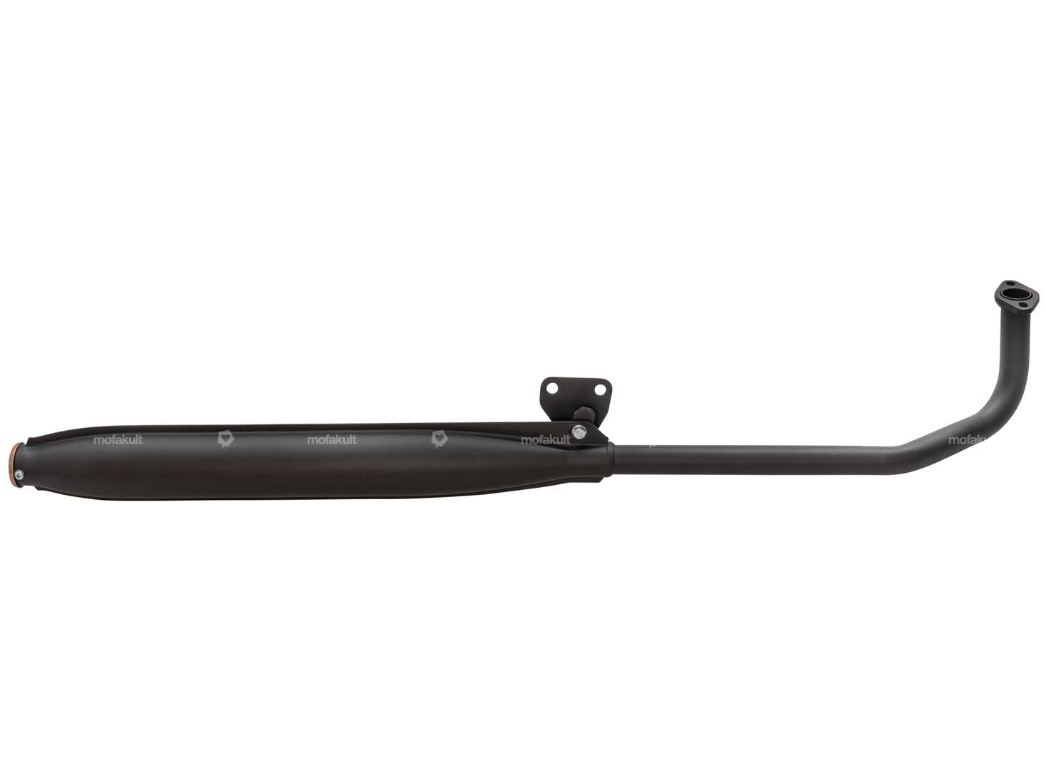 Exhaust 25 mm straight outlet black | Tomos Carousel Image 1