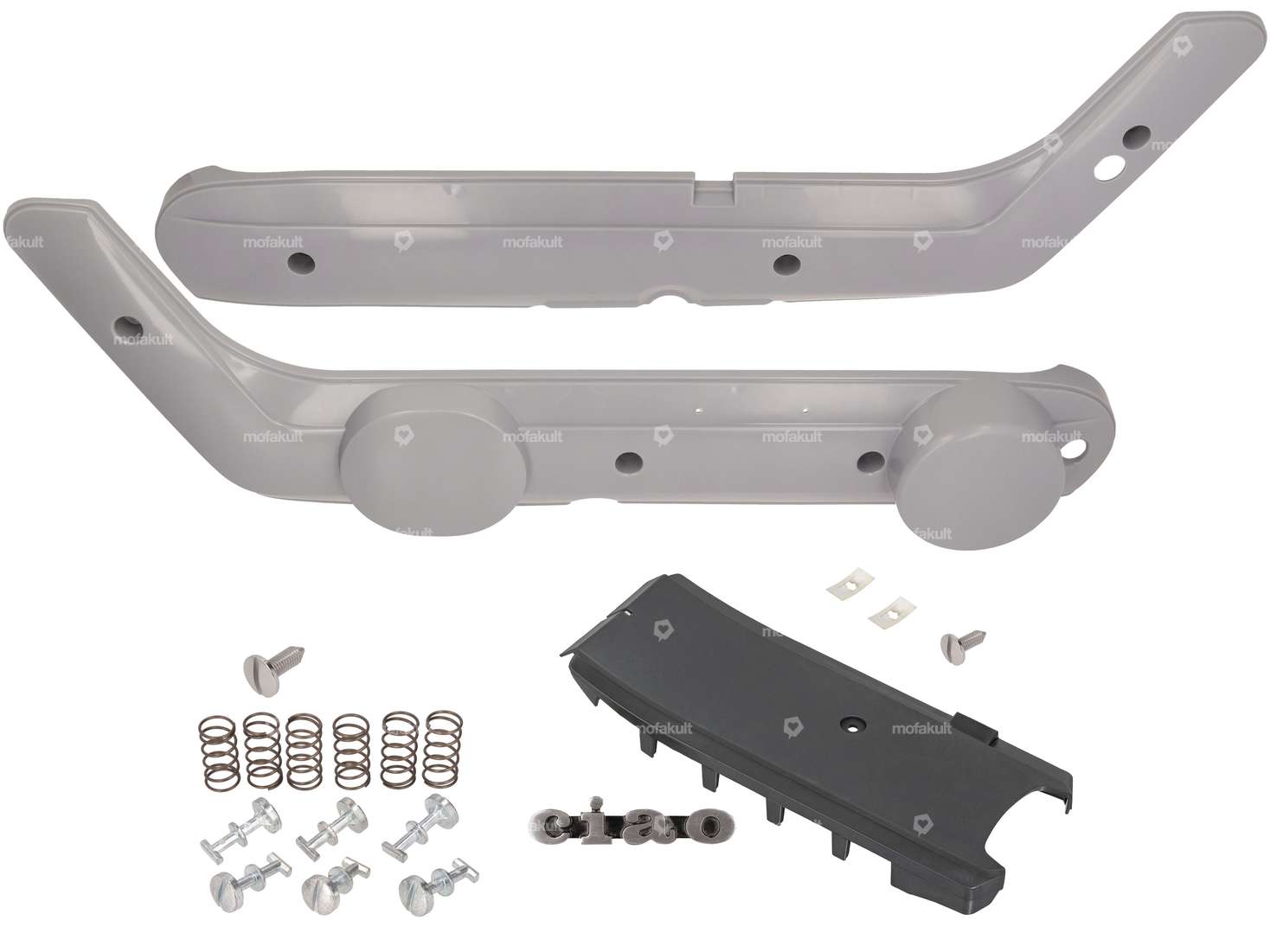 Set Rahmenverkleidung Vario grau (1A-Qualität) | Piaggio Ciao P, SC Carousel Image 1