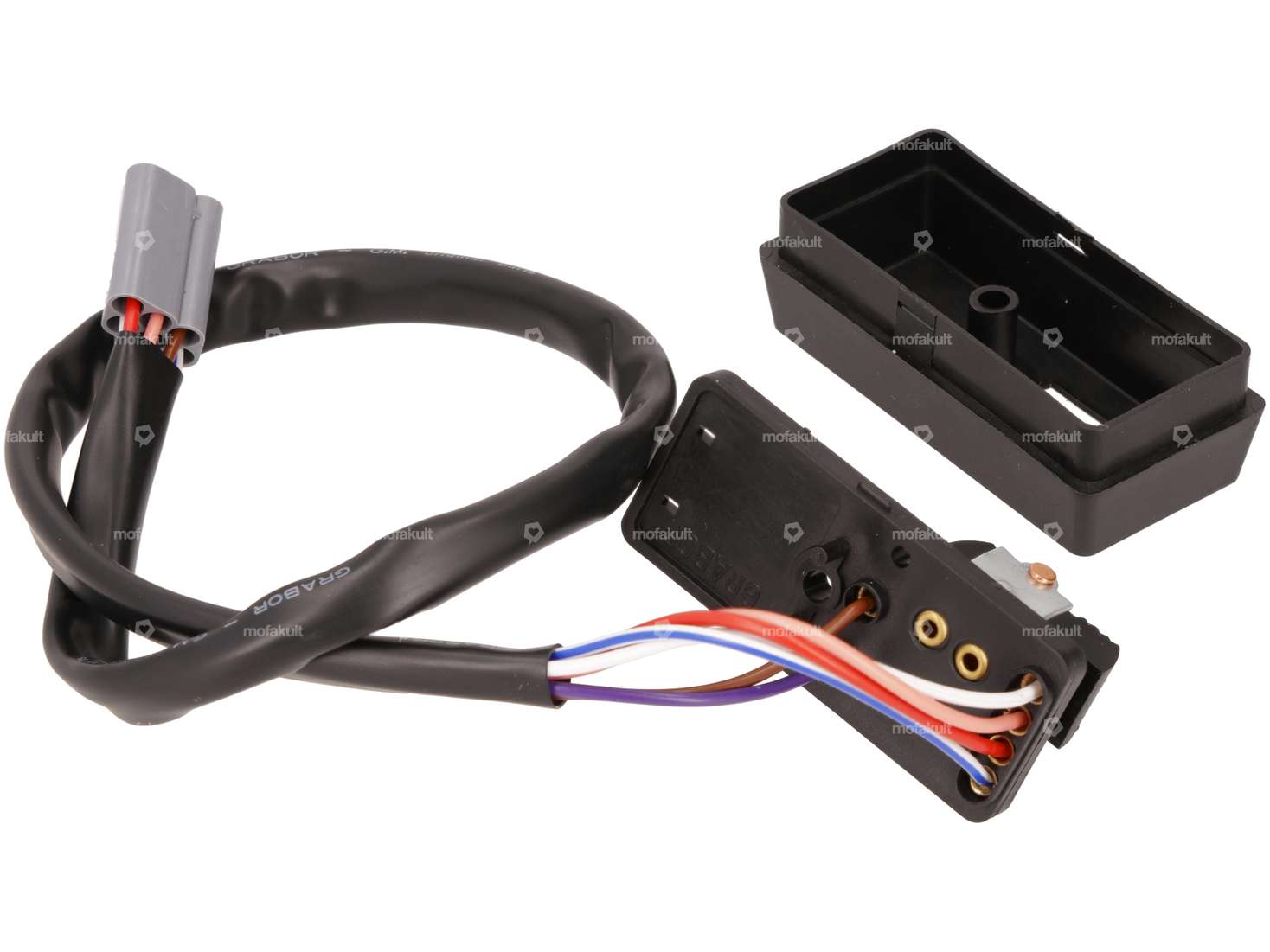 Grabor Blinkerschalter 6 Kabel, Multistecker | Vespa PX Lusso, PX MY, T5, PK S, PK XL Carousel Image 2