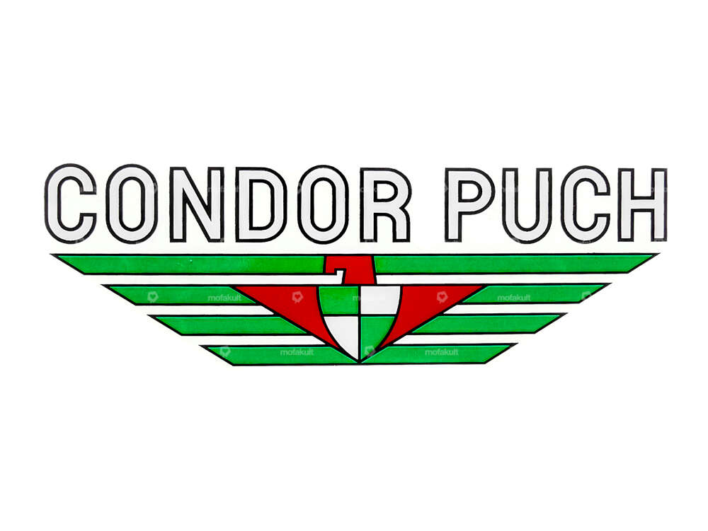 Condor Puch sticker tank Velux transparent Carousel Image 1