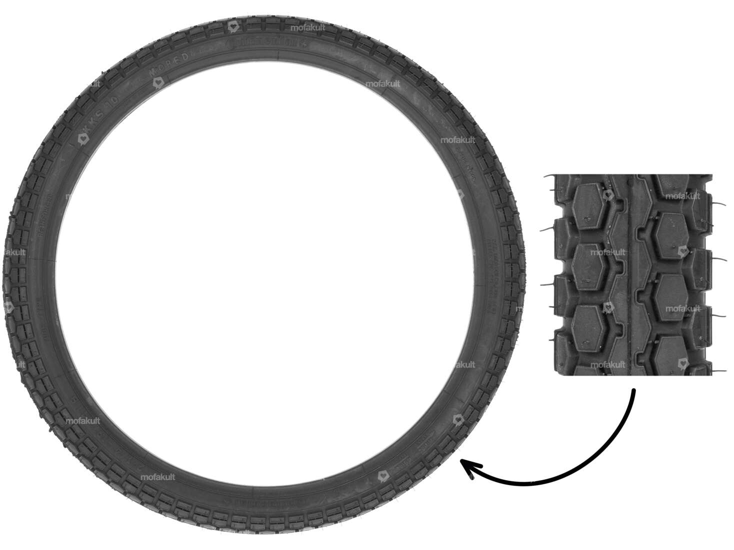 Continental 2.25 x 19" Reifen KKS Carousel Image 1