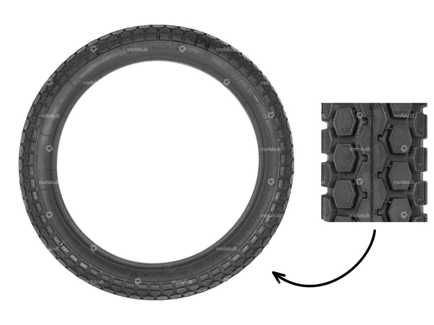 Continental 2.75 x 16" tires KKS Carousel Image 1
