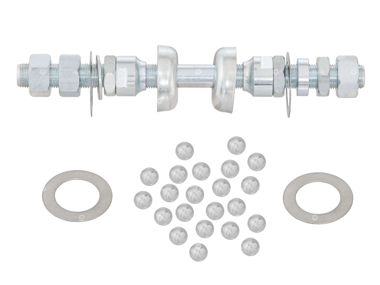 Radachse-Set M11x1 x 153 Vorderrad Speichen Carousel Image 1