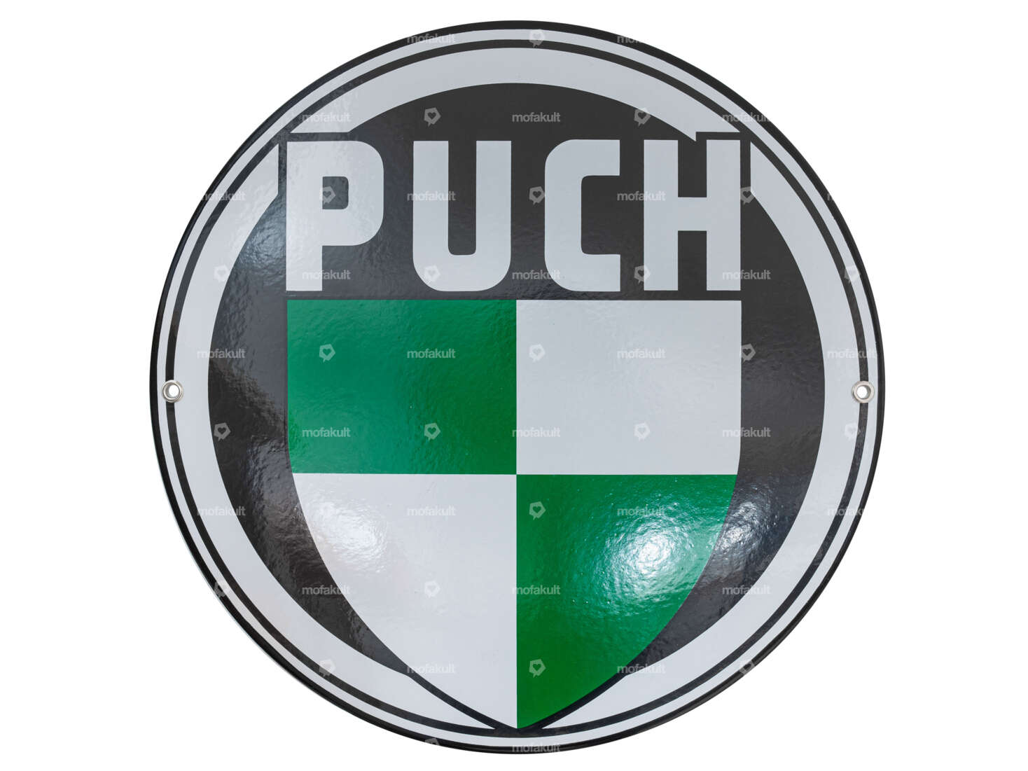 Emaille Schild «Puch» Ø 30 cm Carousel Image 1