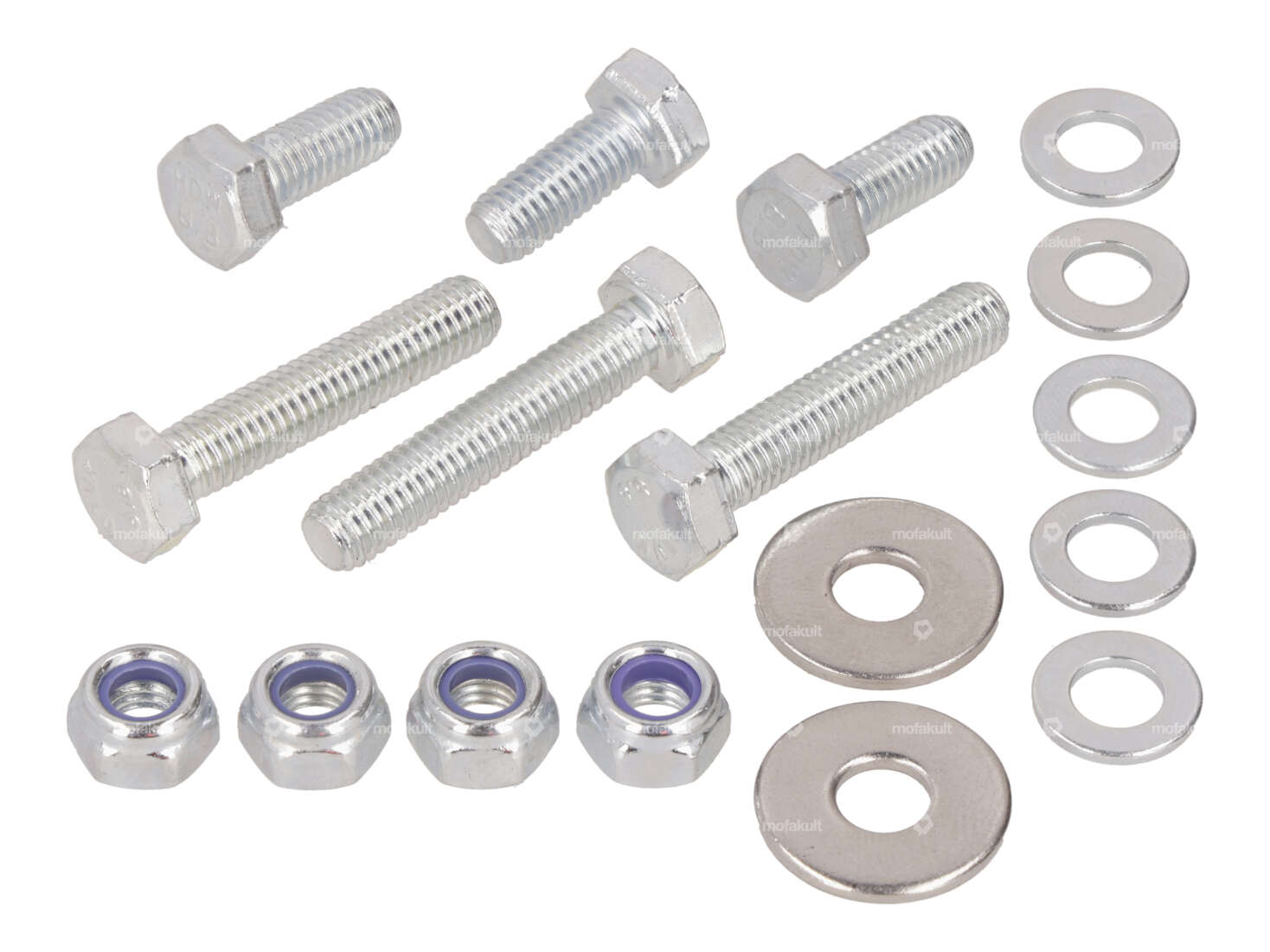 swiing® revival screw set rear mudguard galvanized | Pony GTX 521 Carousel Image 1