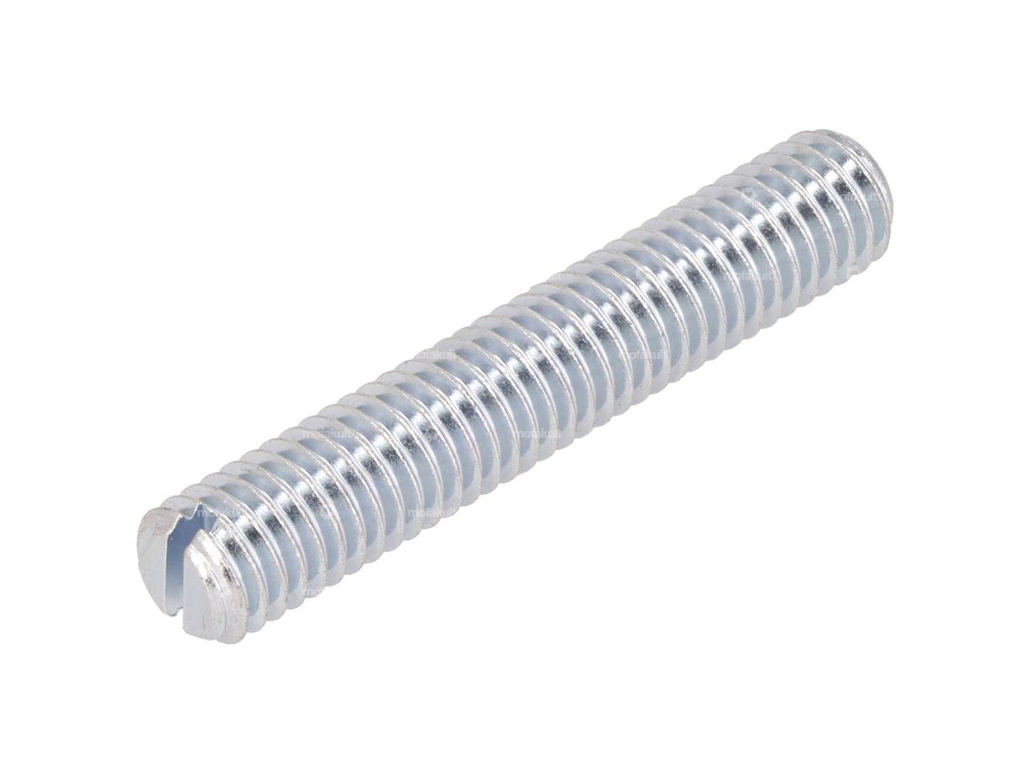 Grub screw M8x45 slotted tapered dome galvanized Carousel Image 1