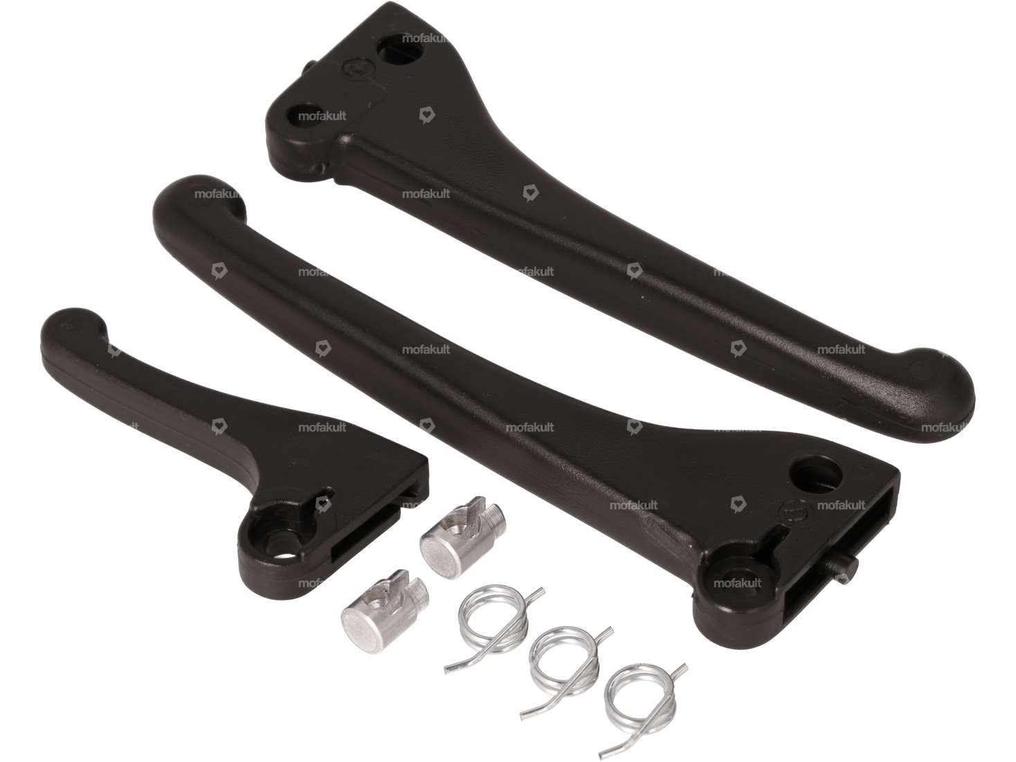 Domino Bremshebel / Dekohebel-Set Kunststoff | Piaggio Ciao PX, SI, Bravo 2 / Garelli Carousel Image 2