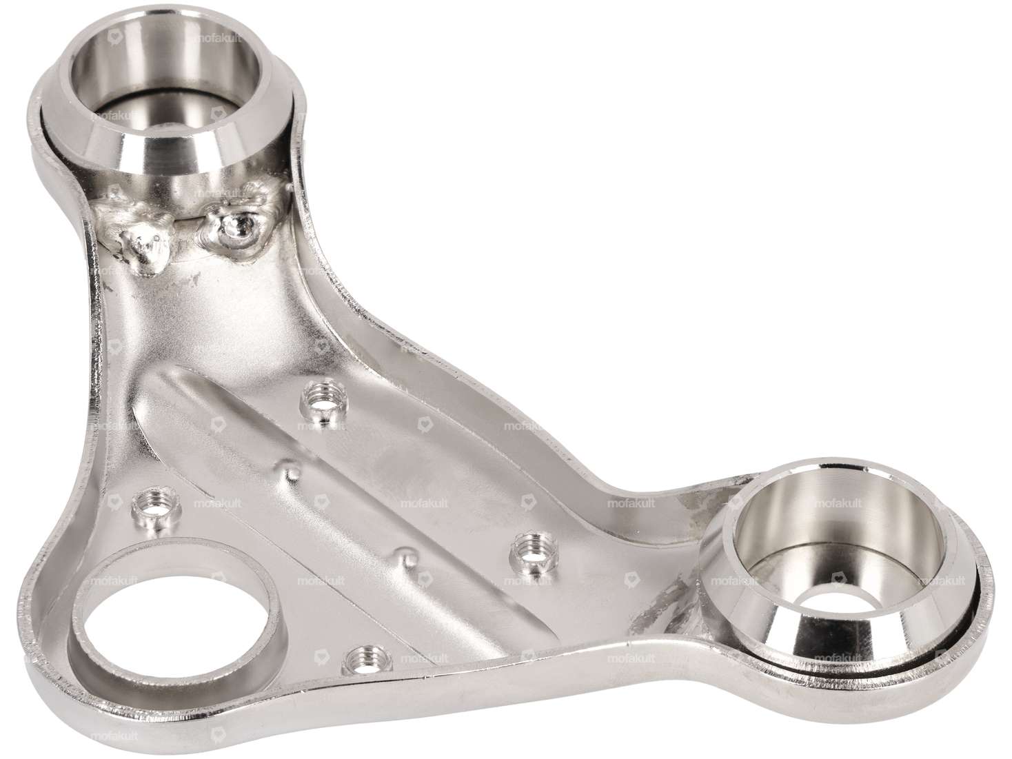 EBR obere Gabelbrücke (geführte Holmen) Chrom Carousel Image 2