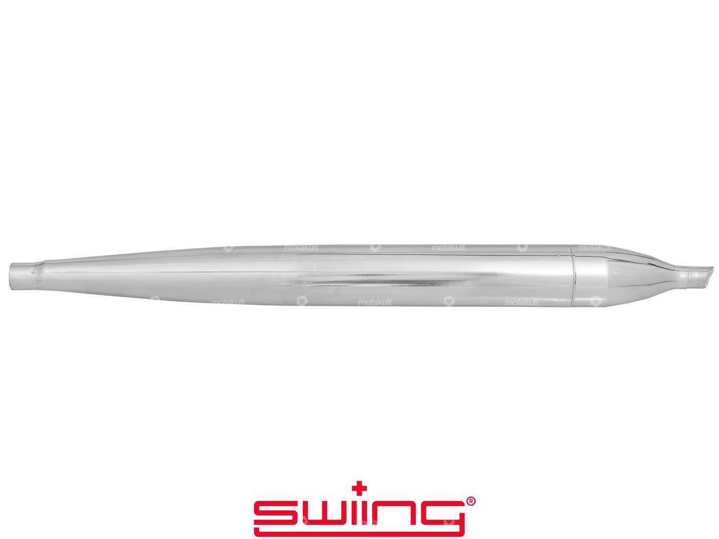 swiing flute Ø 28 / 70 mm chrome (reso exhaust) Carousel Image 6
