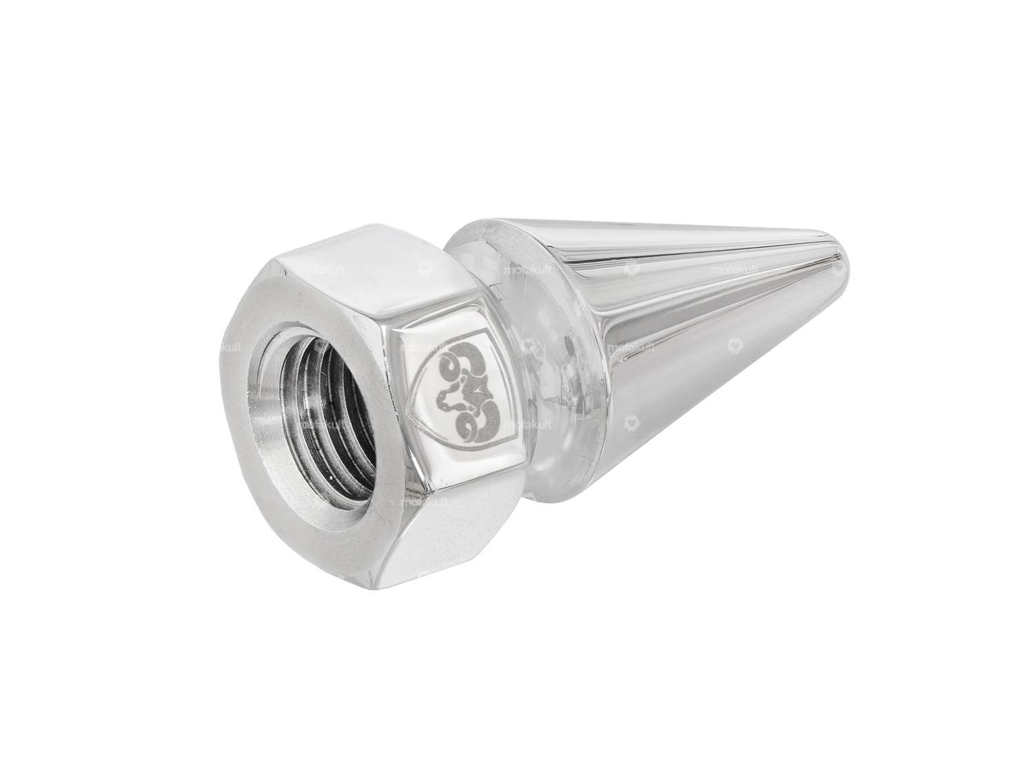 66HEROES Spitzmutter «Spike» M10.5x1 Rücktritt Inox Carousel Image 3