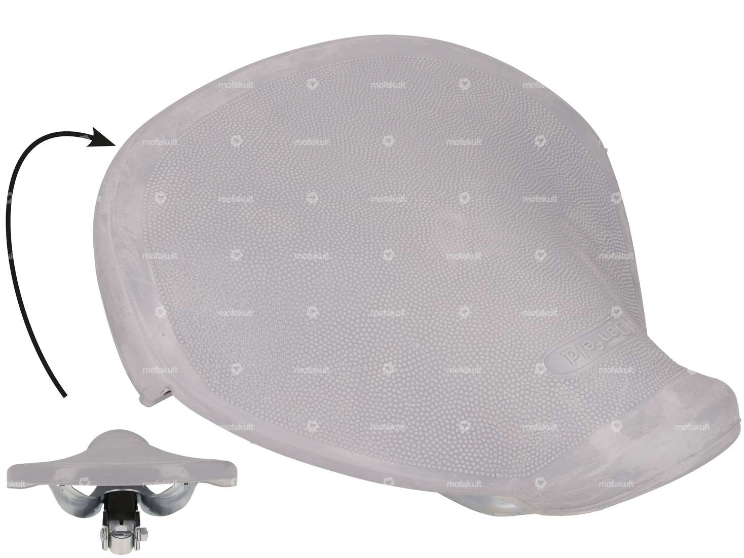 Denfeld Sattel grau NOS Carousel Image 1