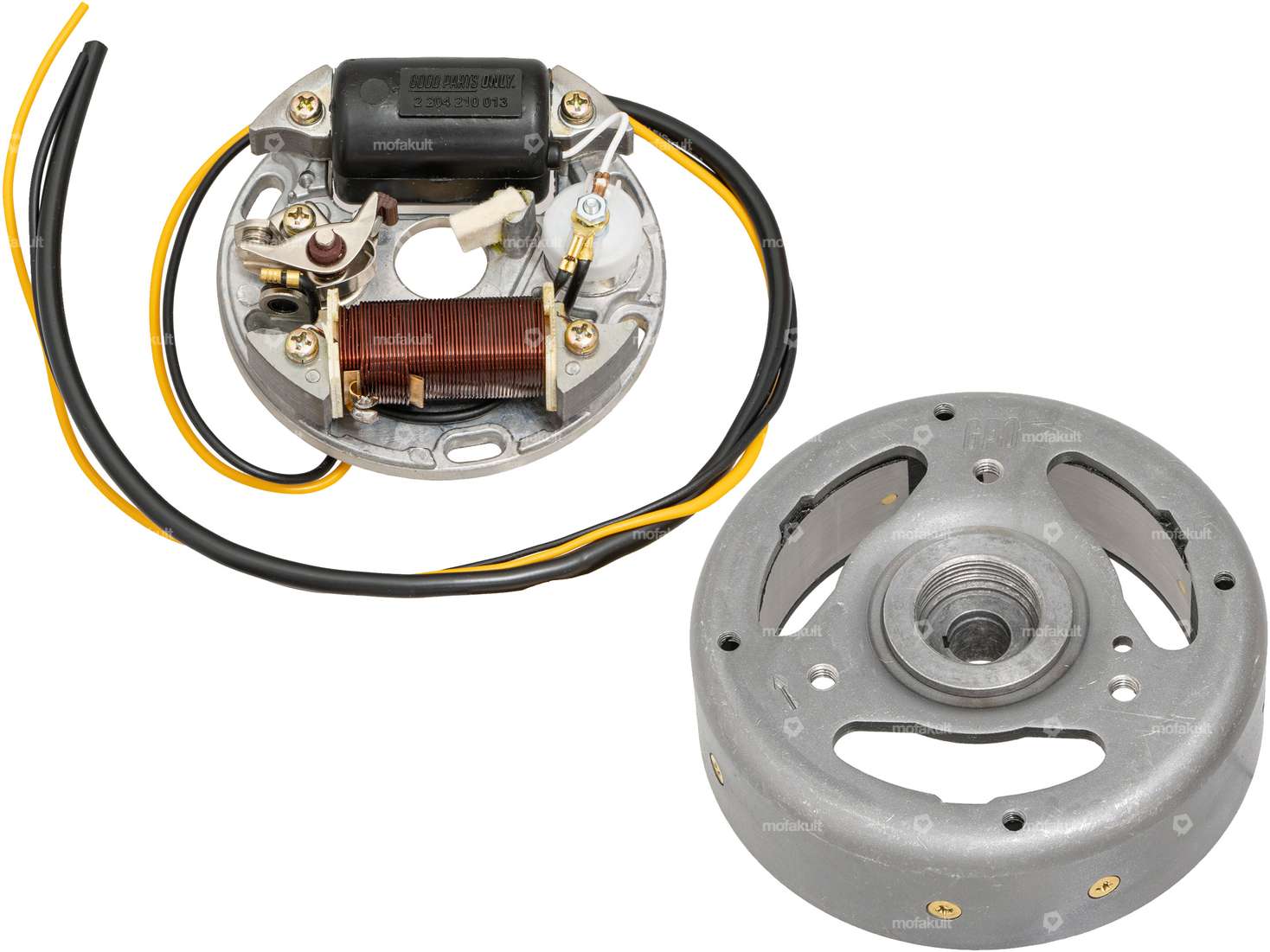 GPO Zündung-Set 90 mm Unterbrecher rechtsdrehend 6V Carousel Image 1