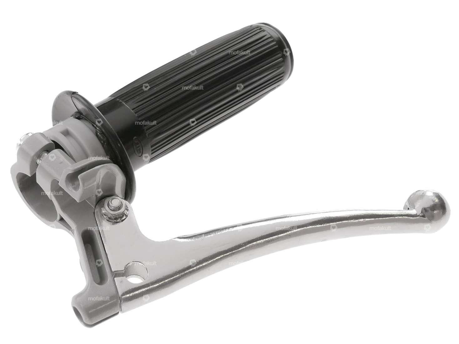 Throttle twist grip Oldschool gray Carousel Image 3