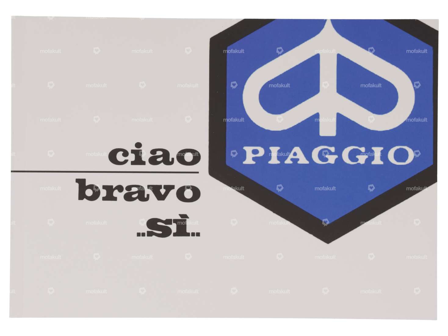 Betriebsanleitung | Piaggio Ciao, SI, Bravo Carousel Image 1