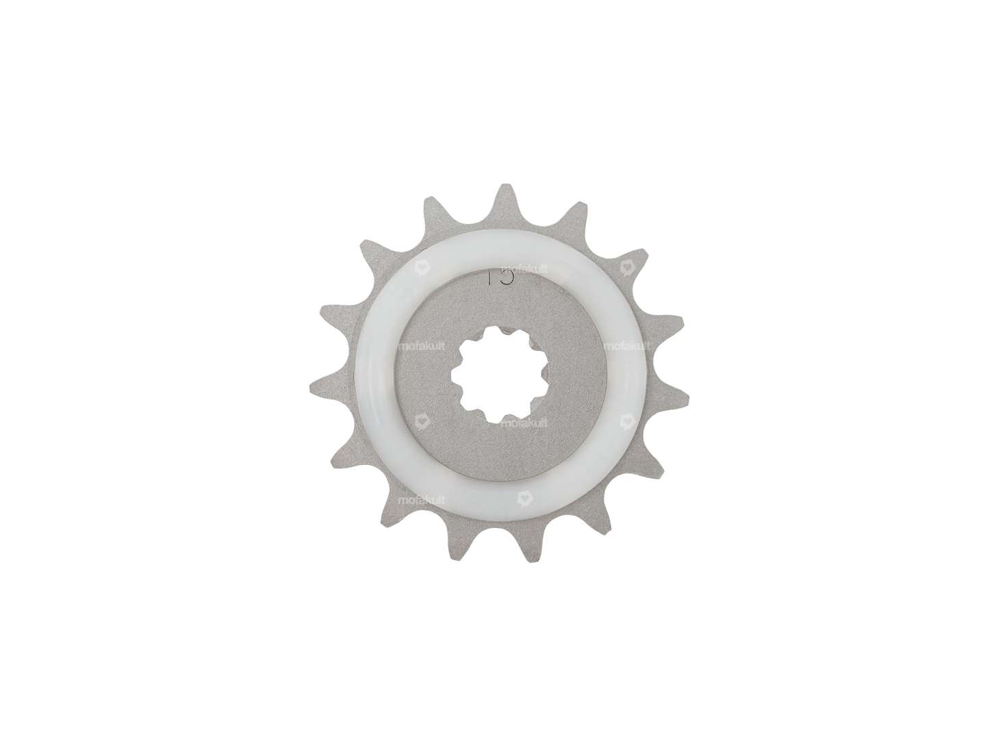 GPO sprocket 15 teeth rubber pad white | Puch Carousel Image 1