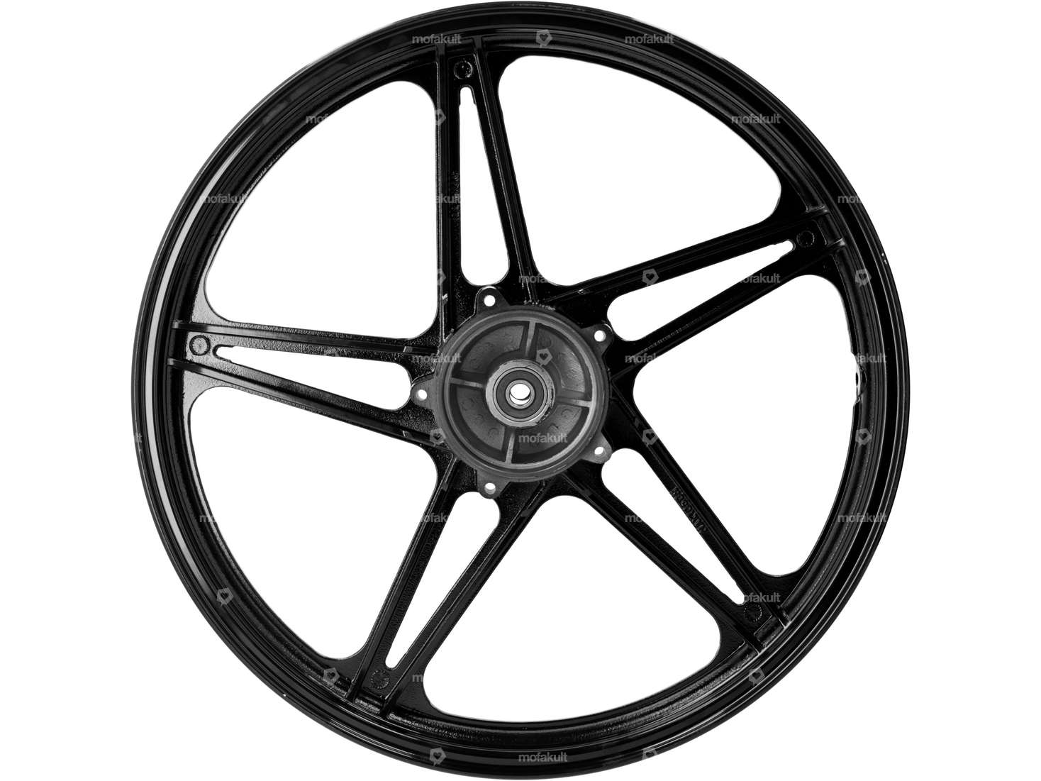 Wheel set 17" cast black (5 spokes) | Peugeot 103 Carousel Image 5