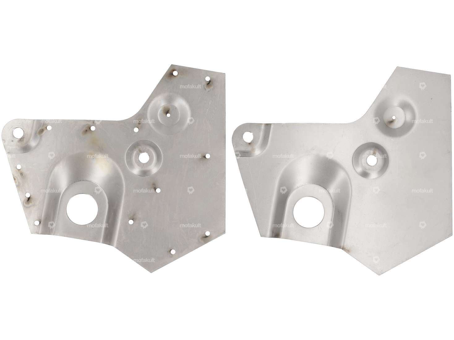 Reparaturblech-Set Tretwelle rechts | Puch Maxi S, Supermaxi LG1 / LG2 Carousel Image 1