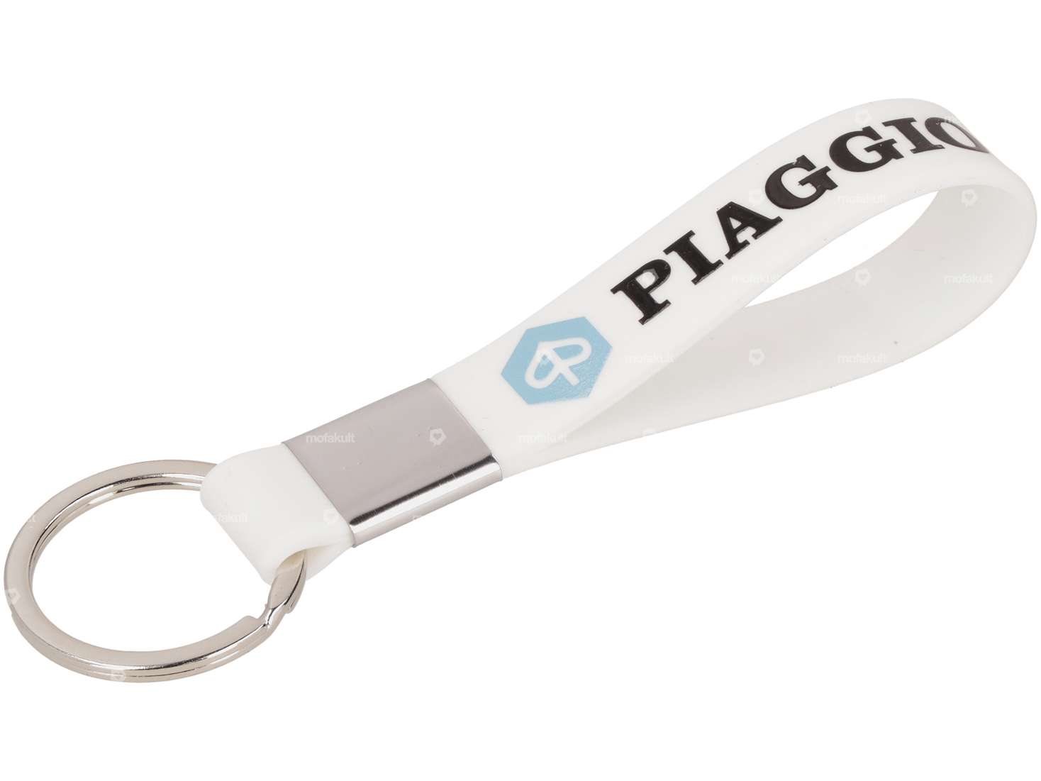 mk-Merch key ring "Piaggio" rubber rectangular Carousel Image 1