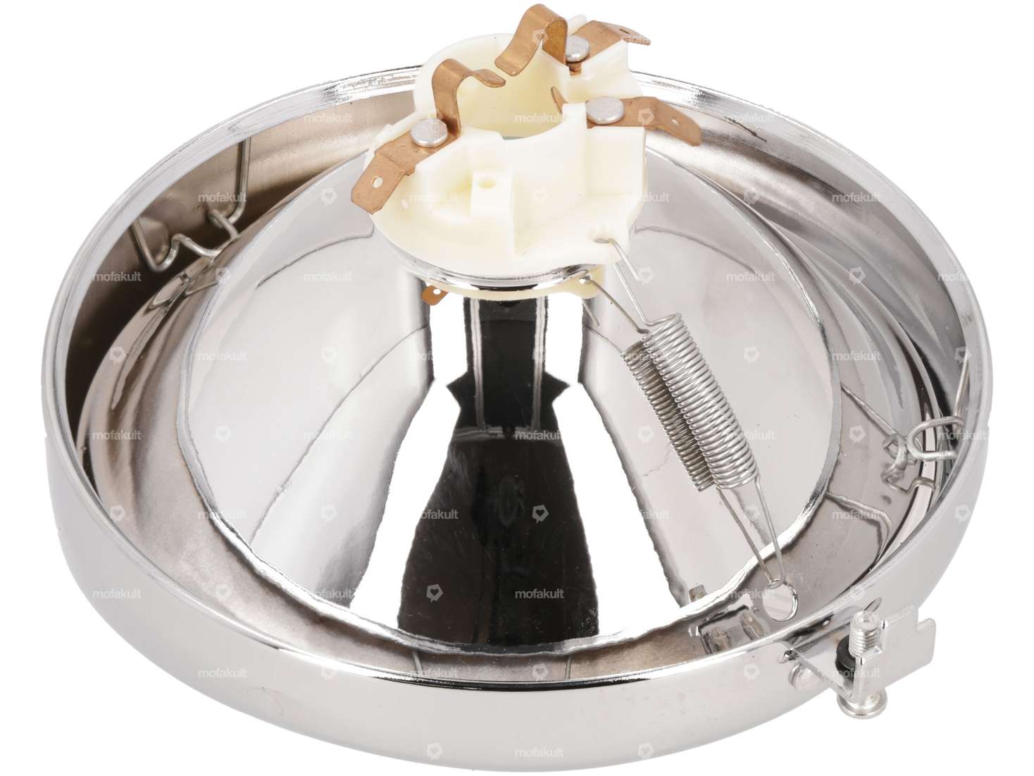 Headlight head Ø 151 mm spoiler chrome | Hercules K50 Carousel Image 2