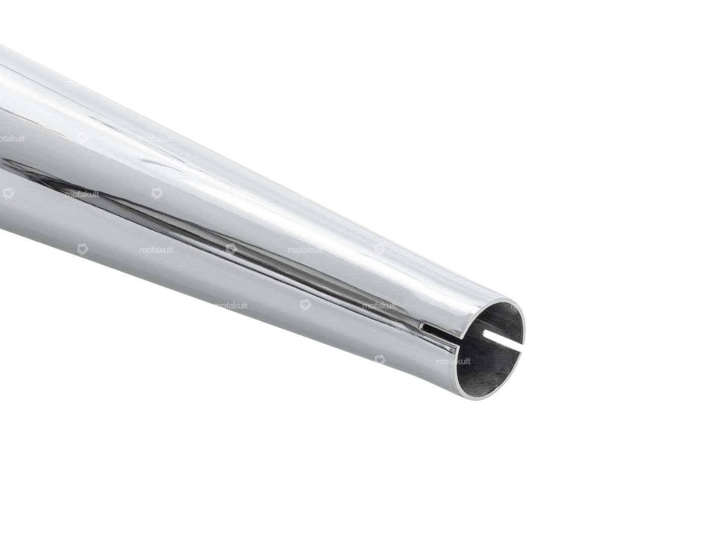 Rear Muffler, Flute, Ø 32 / 70 mm, Chrome | Sachs Carousel Image 2