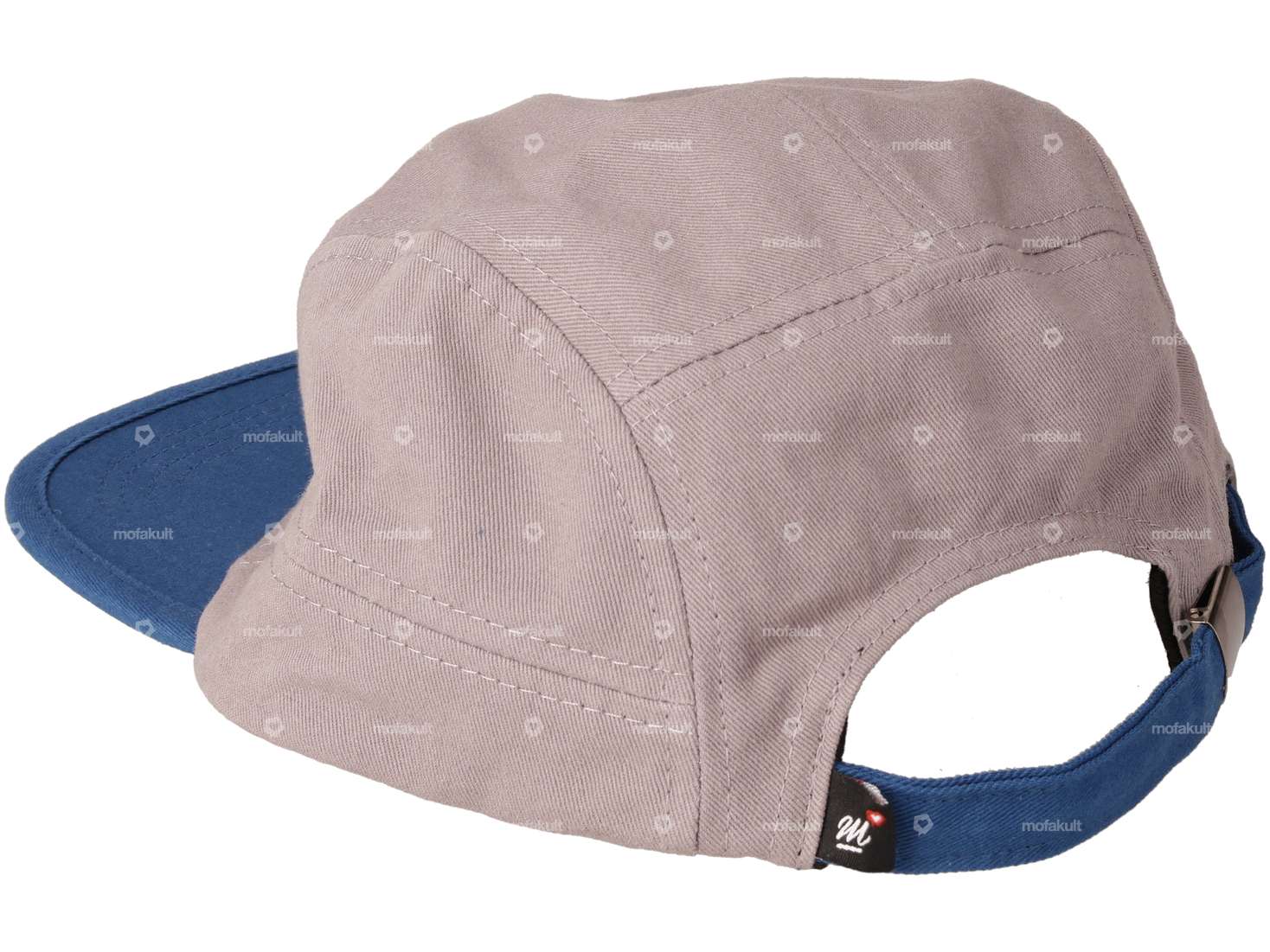 mk-Merch Cap "mofakult" gray / blue Carousel Image 2
