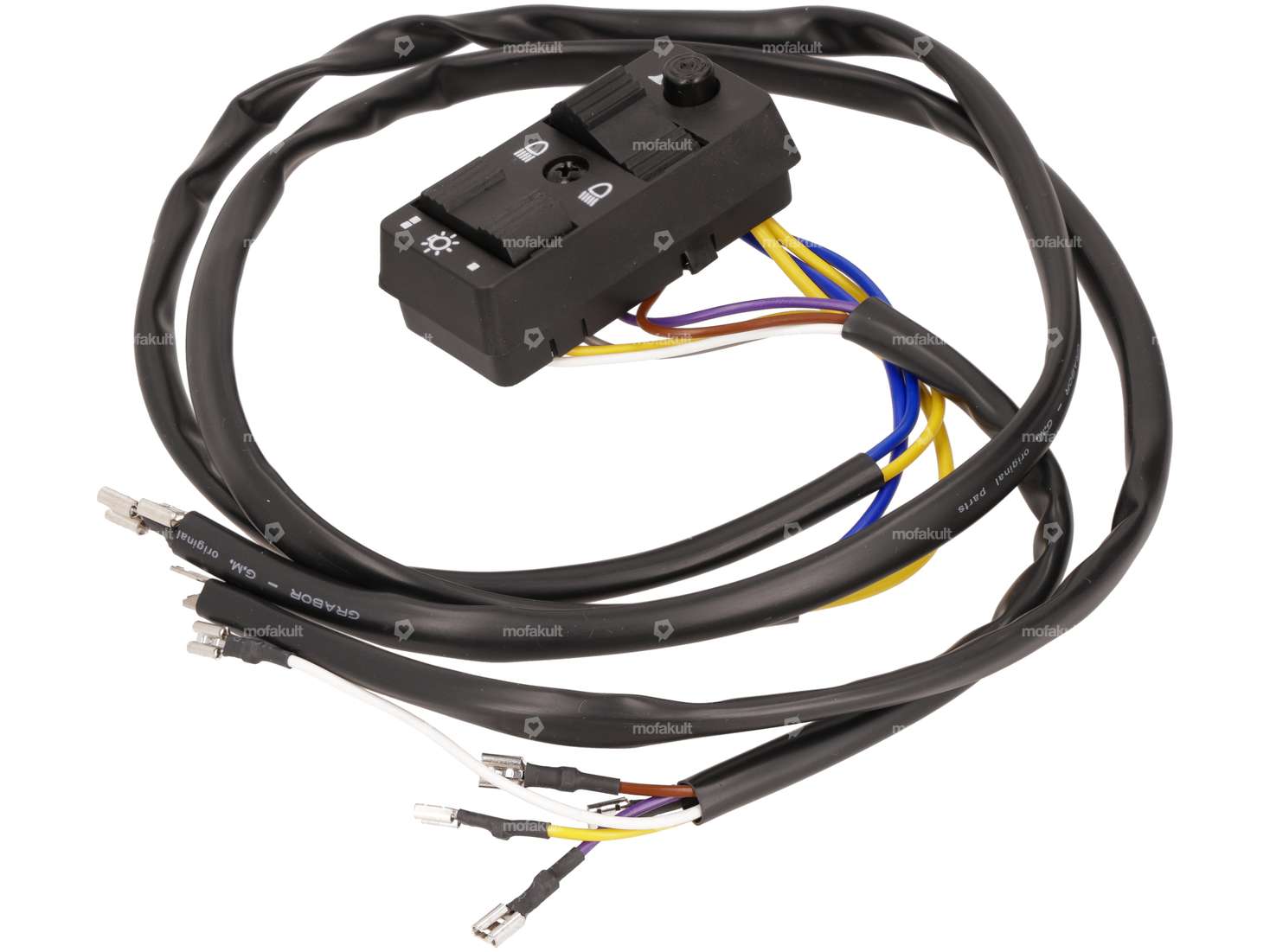 Grabor Lichtschalter 6 Kabel | Vespa PX125 Lusso, P150X, P200E Carousel Image 1