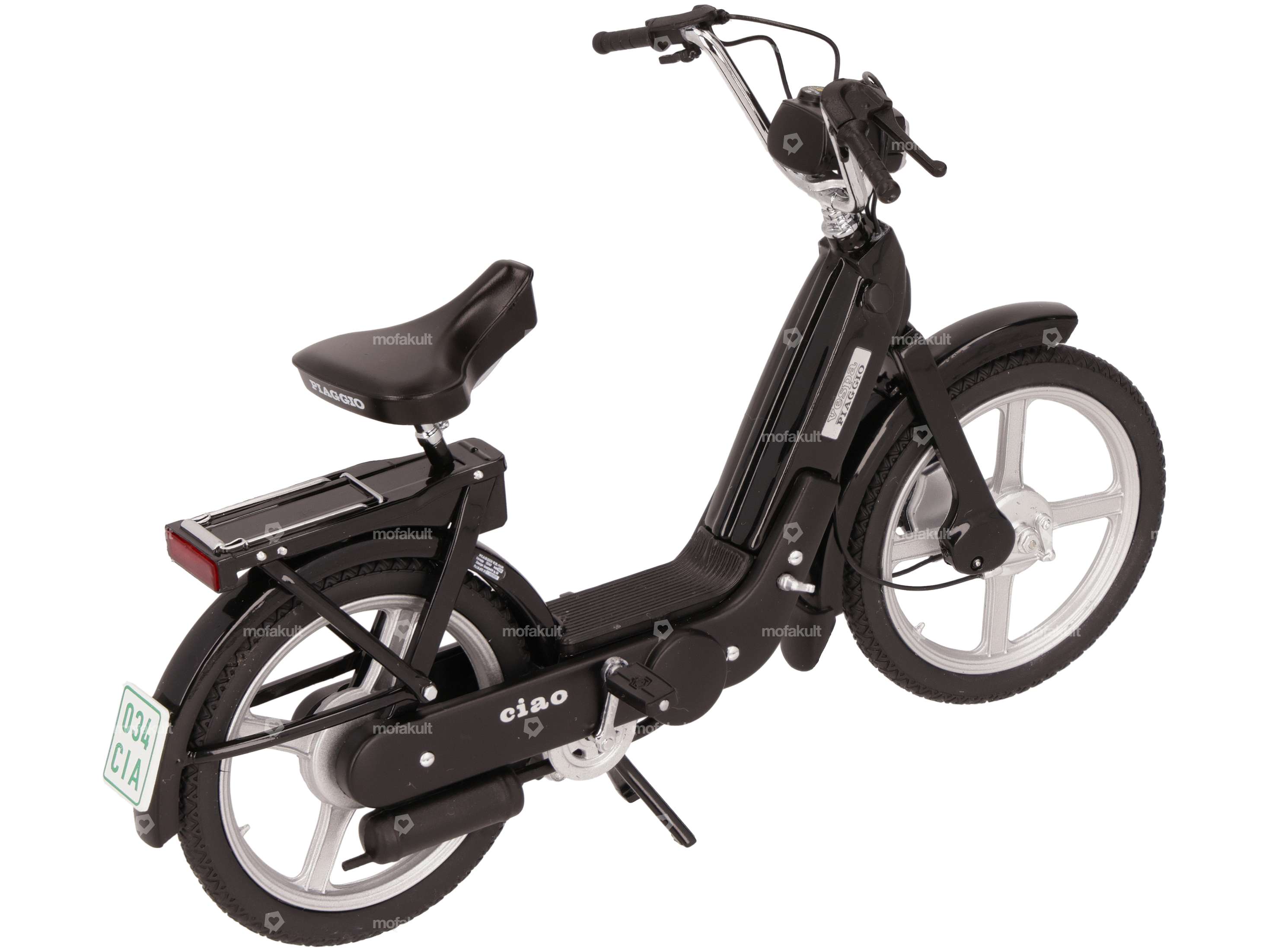 Piaggio Ciao black miniature model 1:10 (1A-quality) | mofakult