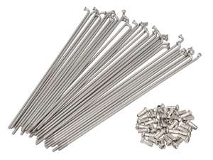 GPO 17" Speichen-Set inkl. Nippel (2.9 x 185 mm) Inox GPO 17" Speichen-Set inkl. Nippel (2.9 x 185 mm) Inox